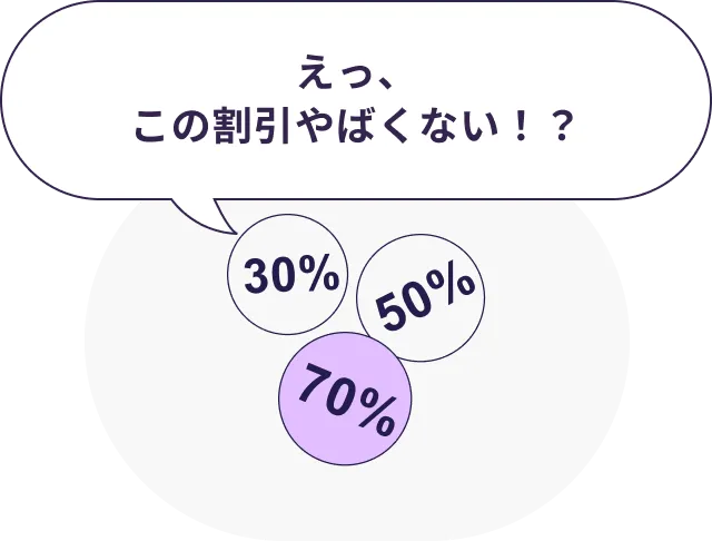 えっ、この割引やばくない！？