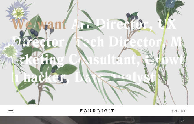 FOURDIGIT Inc. Recruiting