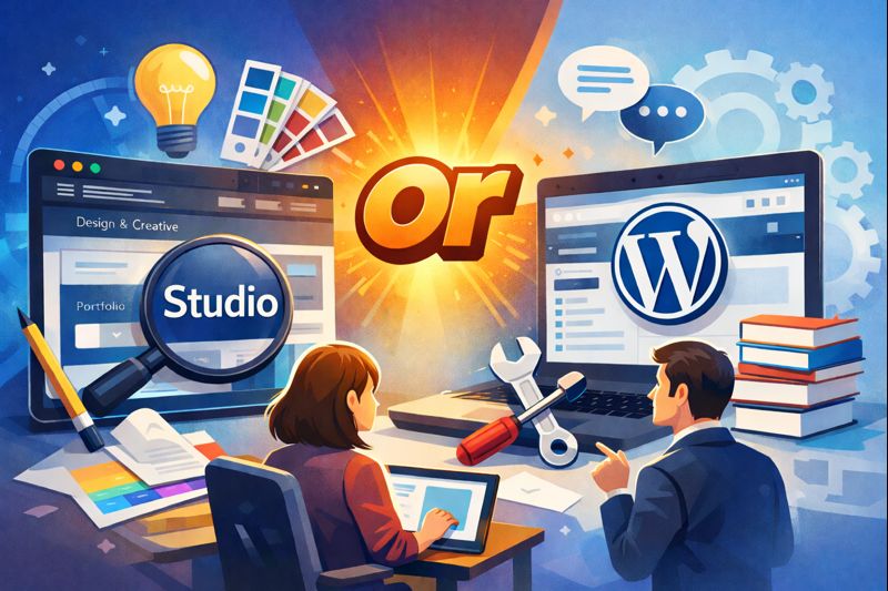 ホームページ制作はStudio？WordPress？制作会社が教える選び方のポイント
