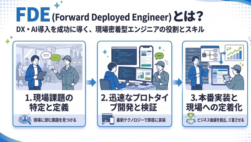 FDEとは？DX・AI導入を成功に導く次世代エンジニアの役割とスキル