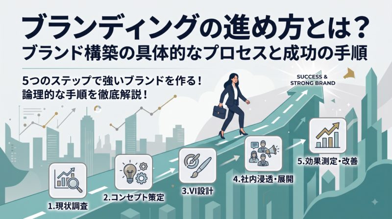 ブランディングの進め方とは？ブランド構築の具体的なプロセスと成功の手順