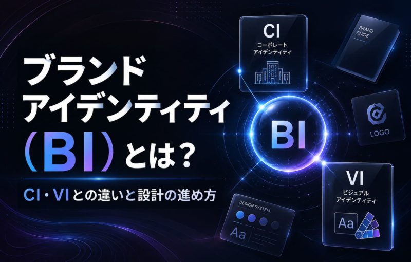 ブランドアイデンティティ（BI）とは？CI・VIとの違いと設計の進め方