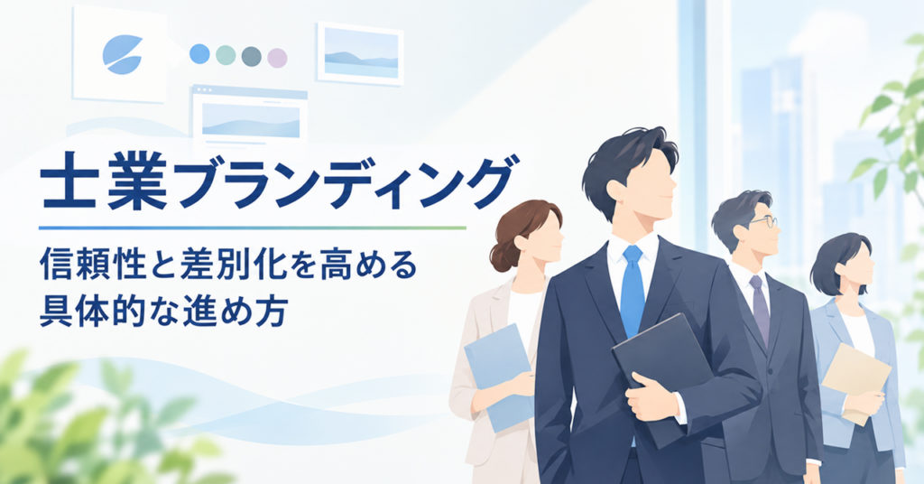 士業ブランディングとは？差別化・信頼性を高める考え方と具体的な進め方