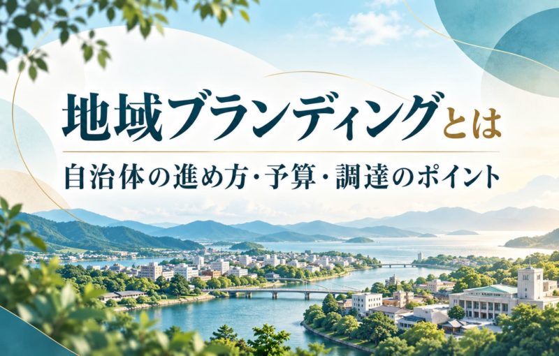 地域ブランディングとは｜自治体の進め方・予算・調達のポイント